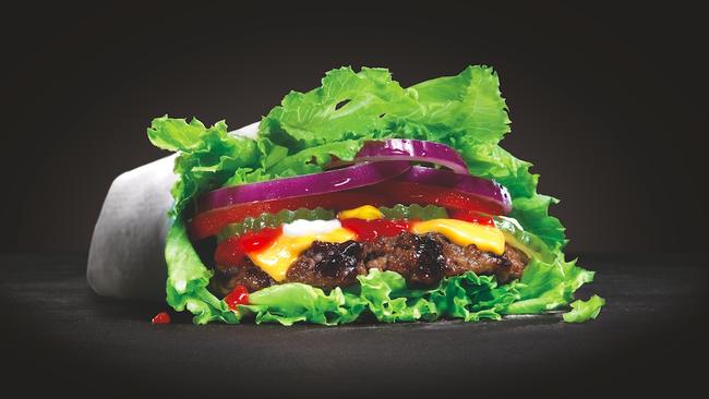 A Carl's Jr lettuce burger.