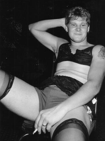 Matthew Clover at the Hookers Ball. Circa: 9/1993+.