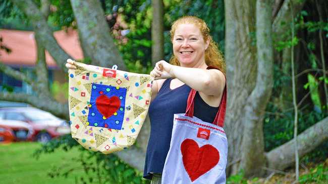 OPPORTUNITY: Jenni Law from Boomerang Bags Lismore, which received a $7000 community grant in 2017.