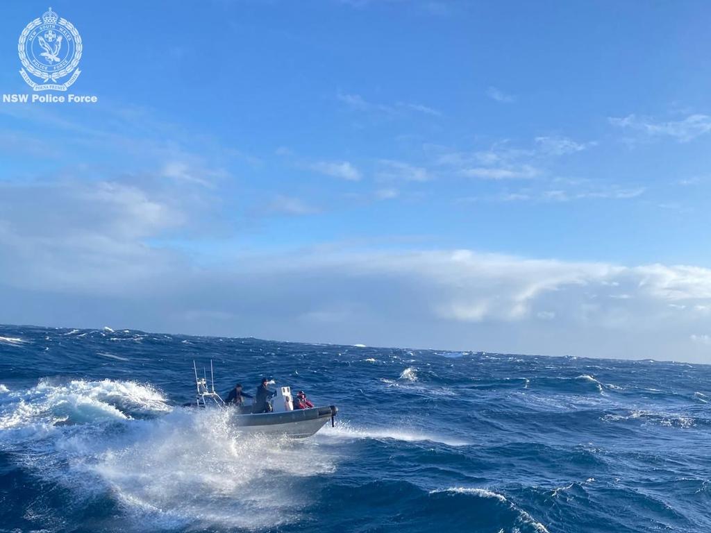 Two sailors were rescued after being stranded at sea. Picture: NSW Police