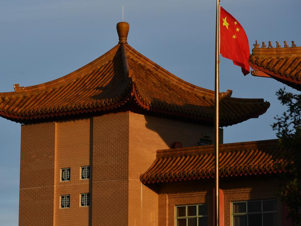 China’s state media claimed Australia tried to install wire taps in the Chinese embassy in Canberra. Picture: Sam Mooy/Getty Images