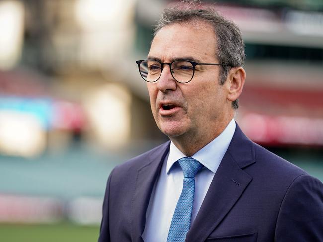 State of Origin Presser, Adelaide Oval Tuesday March 2, 2021, Premier Steven Marshall - pic Mike Burton