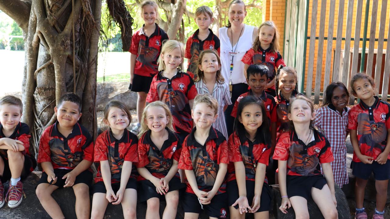 ALAWA PRIMARY SCHOOL Transition Henschke FRONT ROW (L-R): Eddie, Taylon, Ruby, Indi, Lucas, Elisha, Layne. MIDDLE ROW (L-R): Jorja, Alba, Dhakshan, Simone, Daisy, Ruby. BACK ROW (L-R): Sadie, Lucas, Ms Angela Henschke, Alexis. Picture: Tamra Caruana