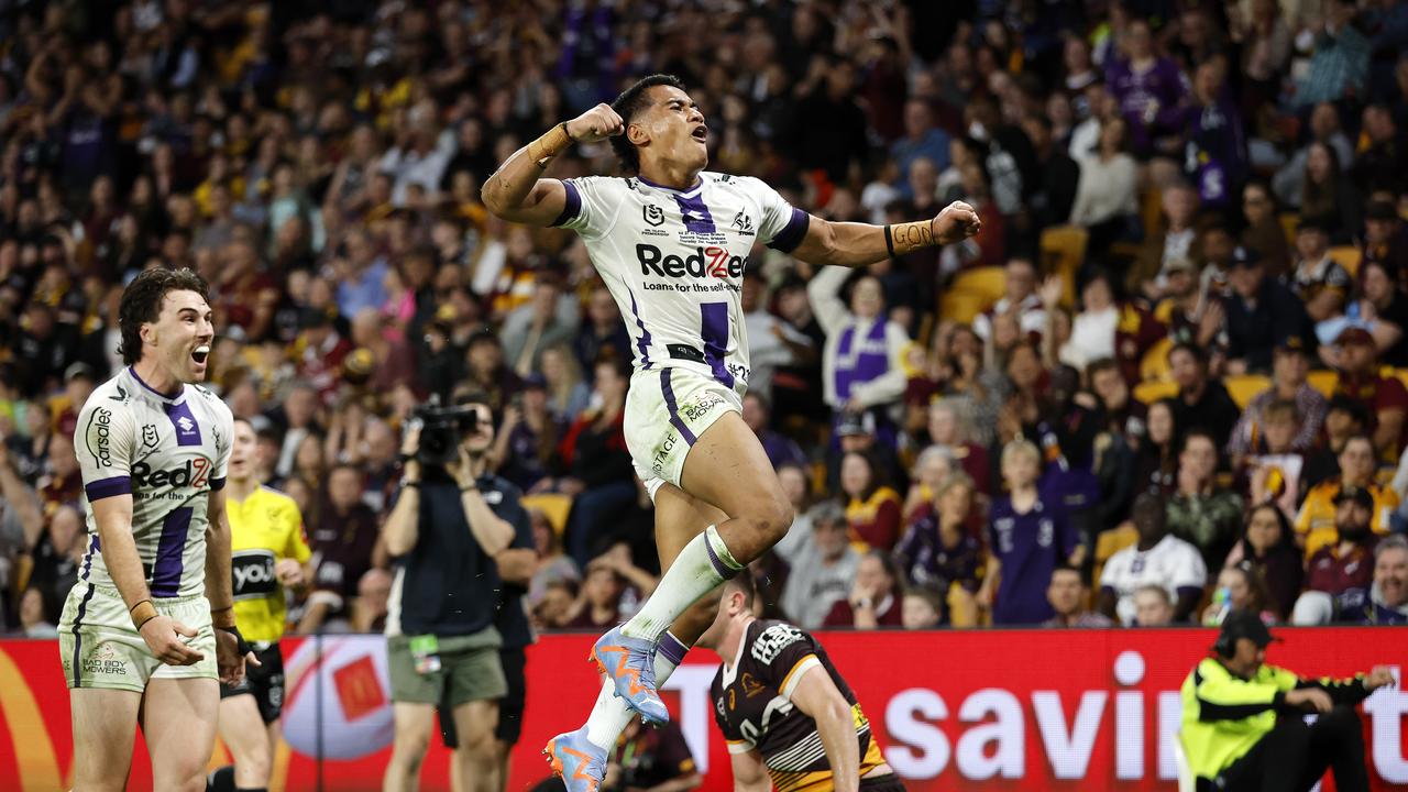 Sua Fa'alogo had a dream debut in Brisbane. Picture: NRL Imagery