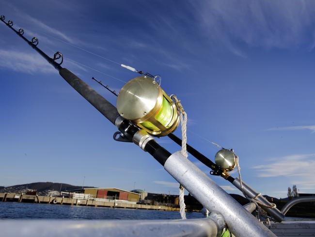 Mark Watson’s fully decked out sport fishing boat.