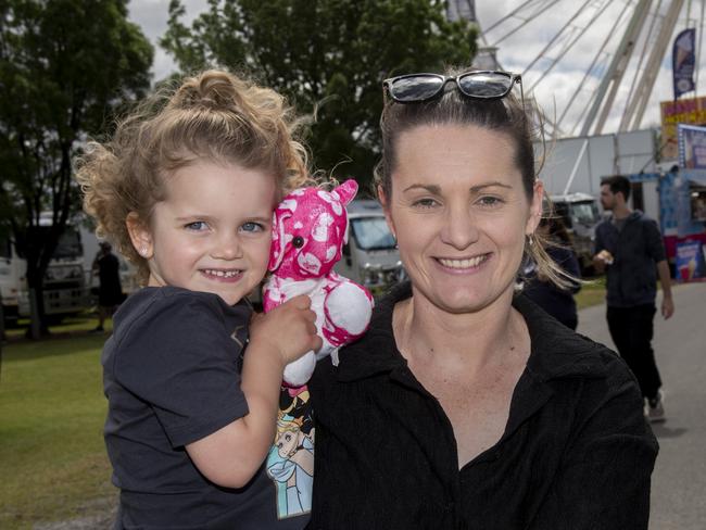 Violet Marshall, Anna Thomson Mildura Show 2024. Picture: Noel Fisher