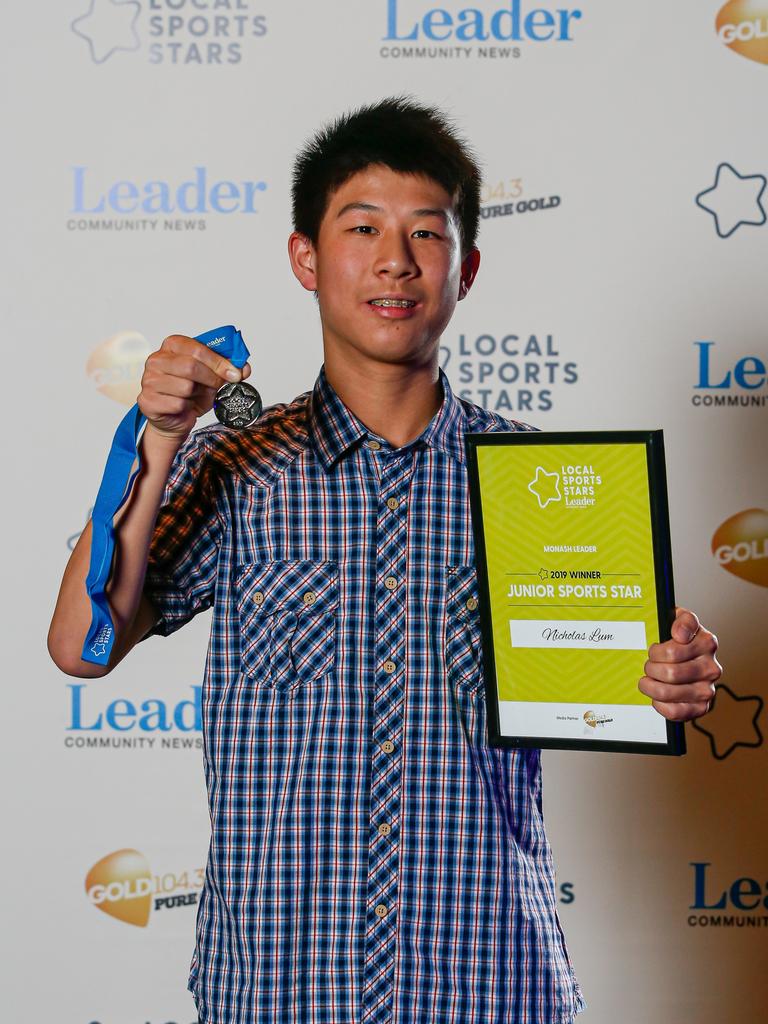 Monash Leader Junior Sports Star Nicholas Lum.