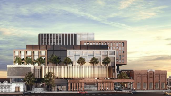 The proposed $50 million Fragrance Hotel in Launceston. Picture: SUPPLIED