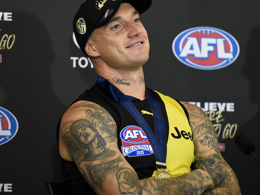 Dustin Martin has nothing left to prove.