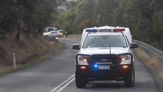 Serious two car accident on Boyer Road Dromedary with Tasmania Police in attendance. Picture: Nikki Davis-Jones