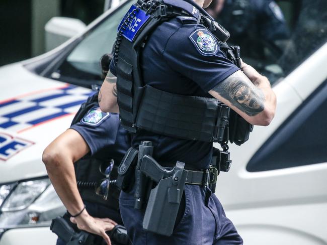 BRISBANE, AUSTRALIA - NewsWire Photos - JANUARY 17, 2025:  A generic photo of Queensland Police in Brisbanes CBD.Picture: NewsWire / Glenn Campbell