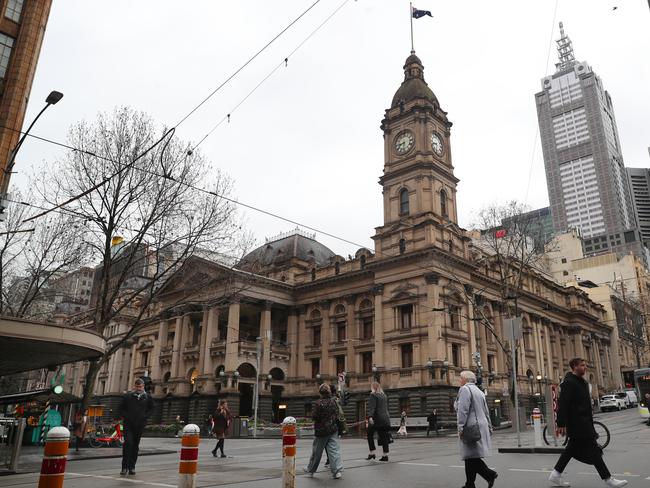 Only half the staff at the City of Melbourne are inspired by the “vision” presented to them by their bosses at Town Hall. Picture: NCA NewsWire