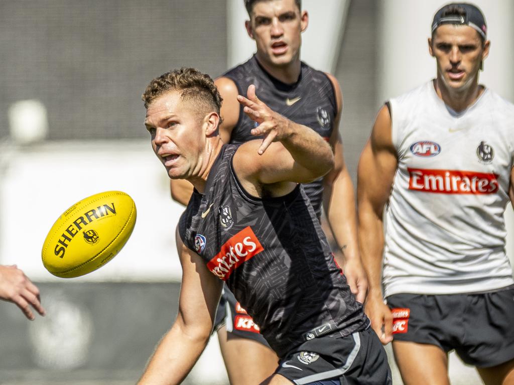 Dan Houston will slot into Collingwood’s backline. Picture: Jake Nowakowski