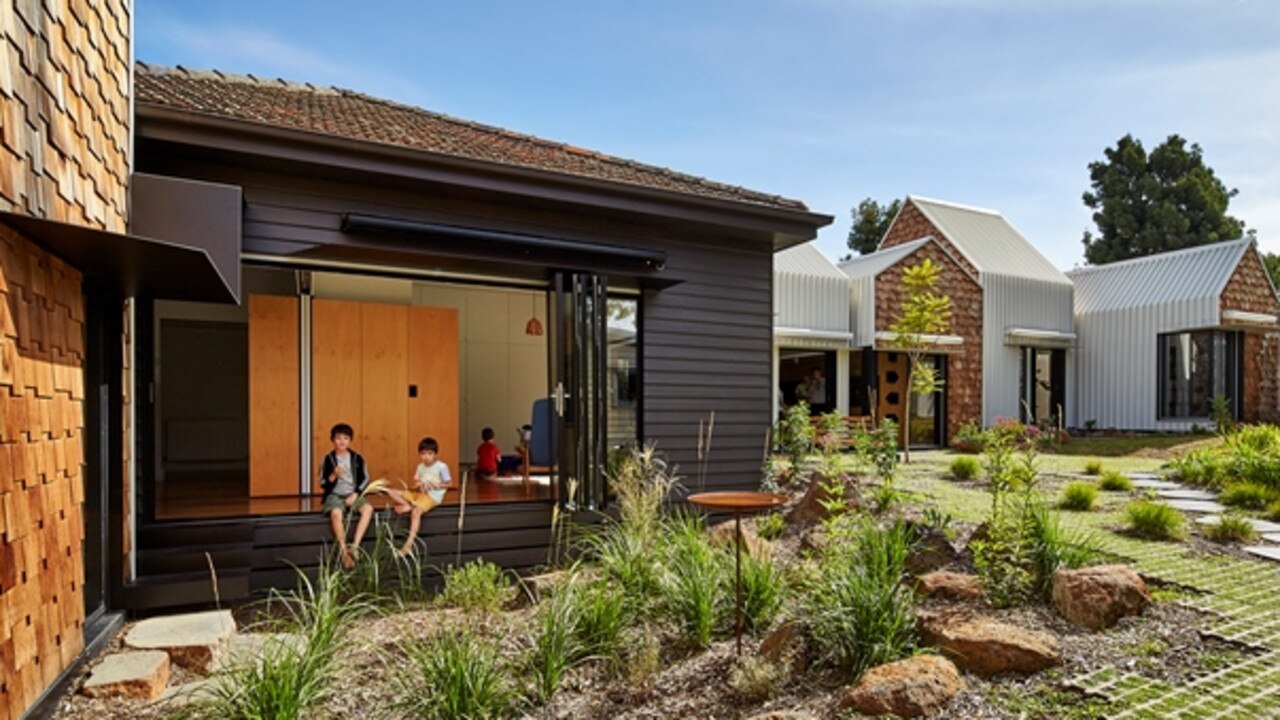 Neighbours can use the garden “as a short cut and grab a few veggies on the way through”, according to architects Austin Maynard. Picture: Peter Bennetts