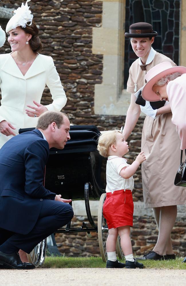 She appears close with the whole family. Picture: Getty 