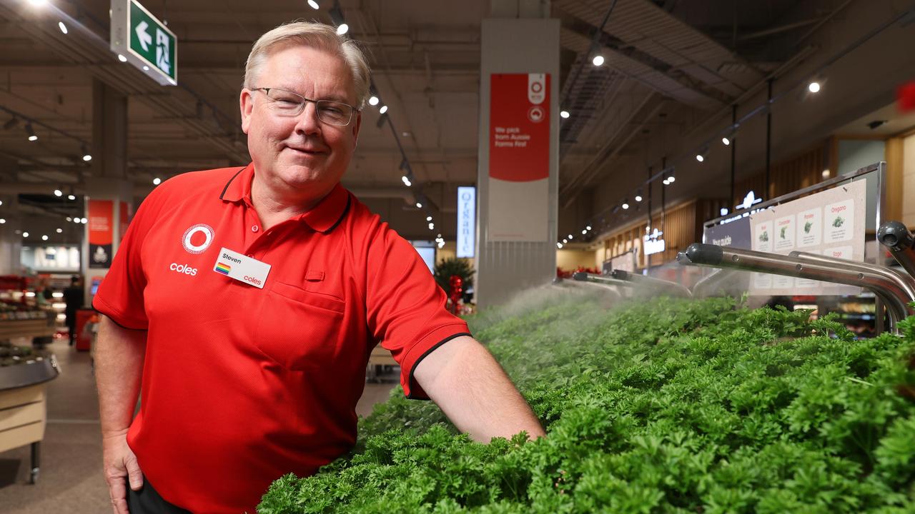 Outgoing Coles chief executive Steven Cain.