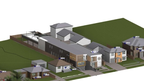 An artist’s impression of the double-storey facility.