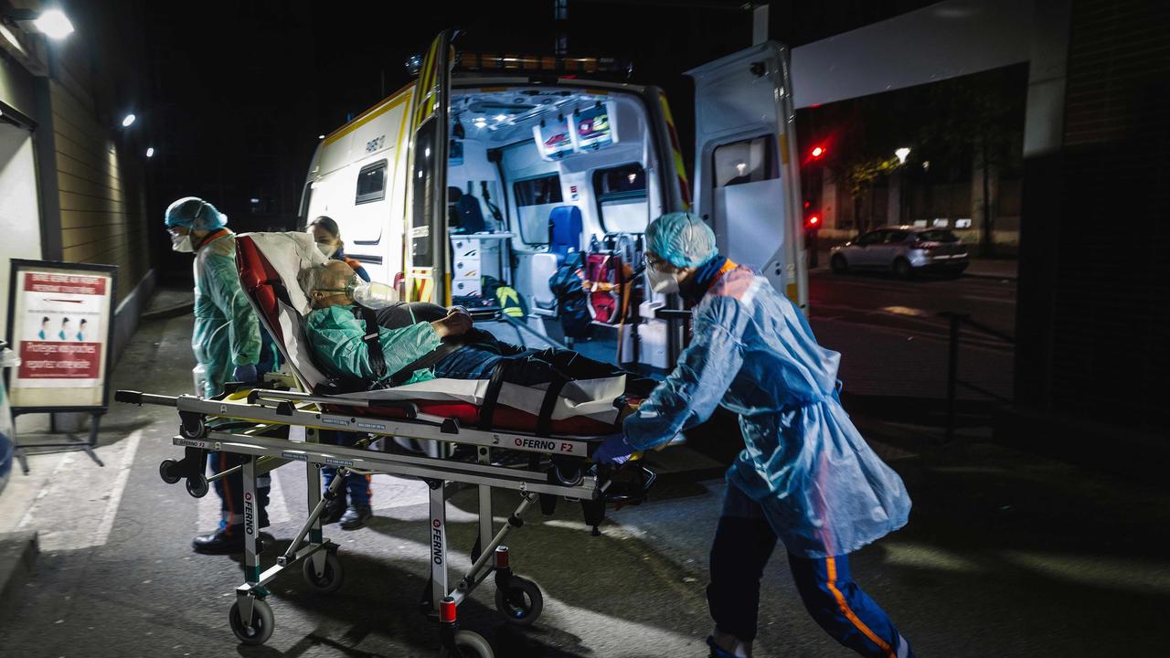 PPE gear such as this is becoming harder to come by in Australia. Picture: Lucas Barioulet/AFP