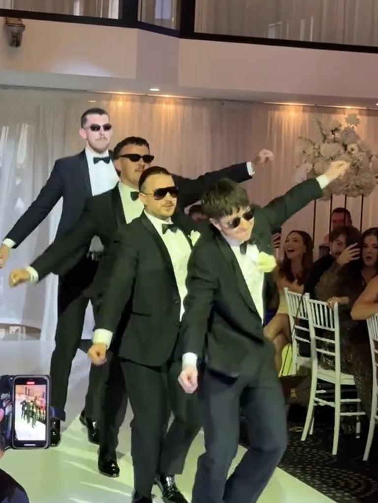 The boys put on a performance that would make Mr Worldwide proud. Picture: TikTok @thesocialcherry_