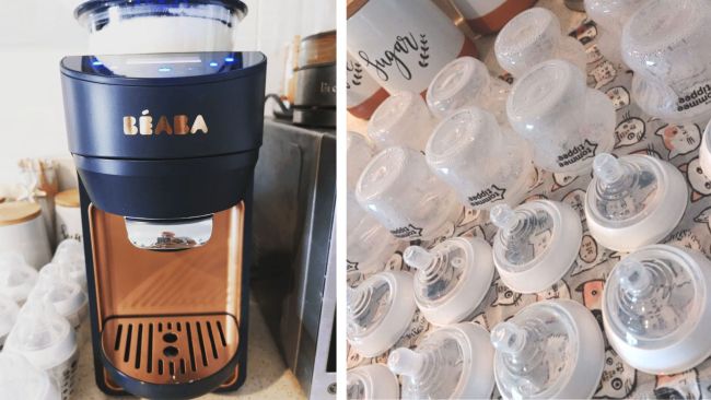 Mum throws away automatic bottle maker: expensive baby shower gift