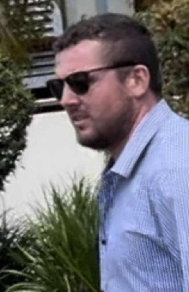 Daniel Edward Burnett leaves Gympie Magistrates Court on Thursday January 30, 2025, after pleading guilty to one count of sexual assault, and two counts of common assault.