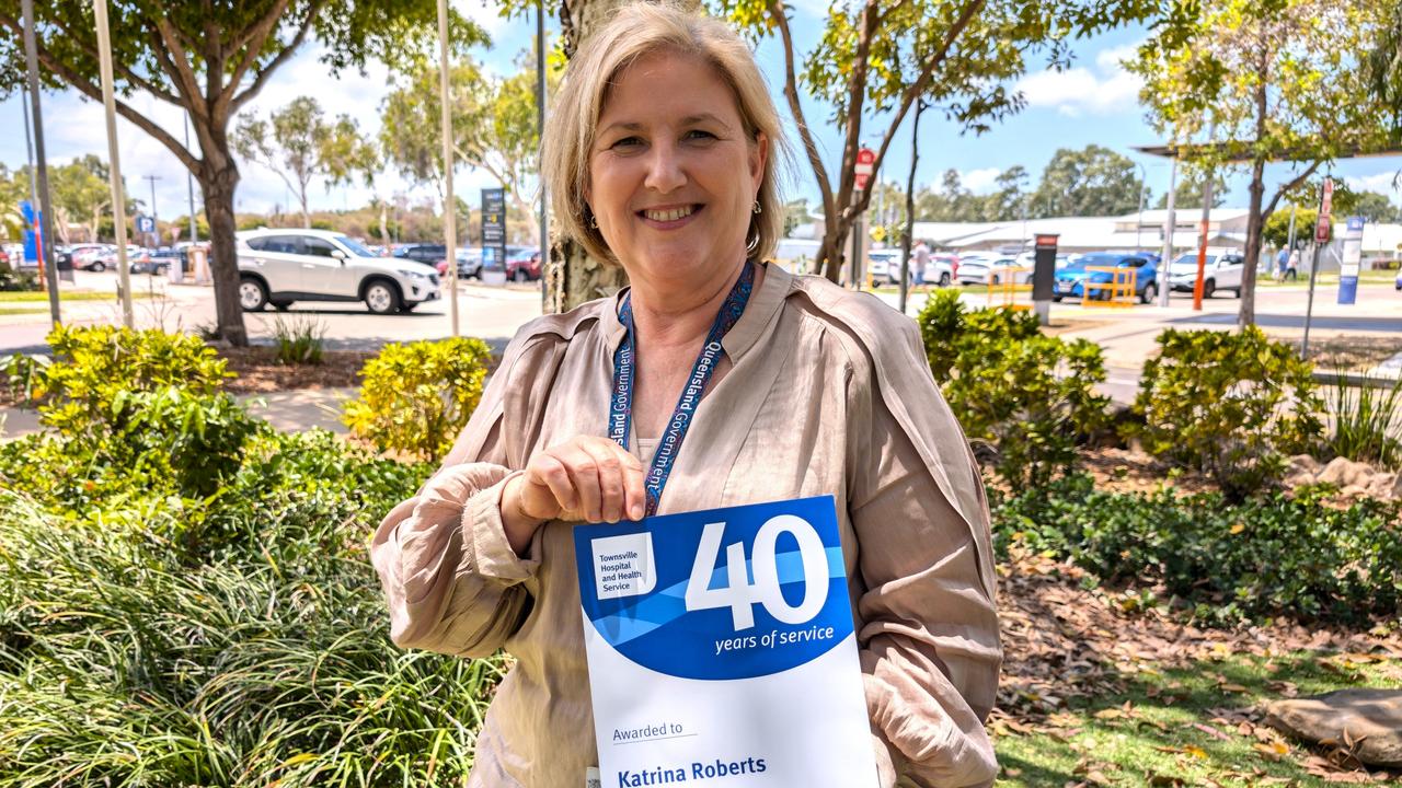 For 40 years Katrina Roberts has embraced every opportunity presented to her while working in healthcare. The Townsville Hospital and Health Service (HHS) director of nursing newborn, children, and adolescent services was one of 600 Townsville HHS staff members with more than 9880 years of healthcare experience between them who were recently recognised for their length of service with Queensland Health. Picture: Supplied