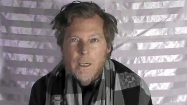 Held by the Taliban in Afghanistan, Australian man Timothy Weekes makes a statement on camera.