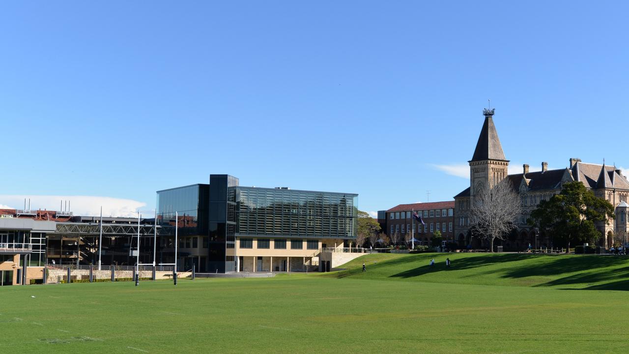 Newington College has told students to leave phones in lockers and parents to contact their sons via the school’s reception office.