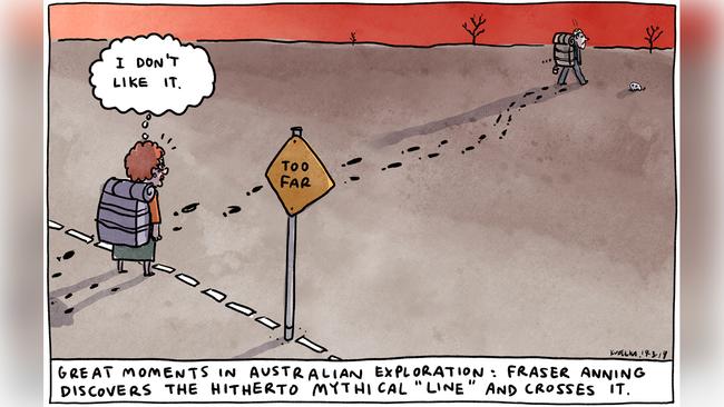 Jon Kudelka Letters Cartoon for 19-03-2019. Version: Letters Cartoon  (1280x720 - Aspect ratio preserved, Canvas added)COPYRIGHT: The Australian's artists each have different copyright agreements in place regarding re-use of their work in other publications.Please seek advice from the artists themselves or the Managing Editor of The Australian regarding re-use.