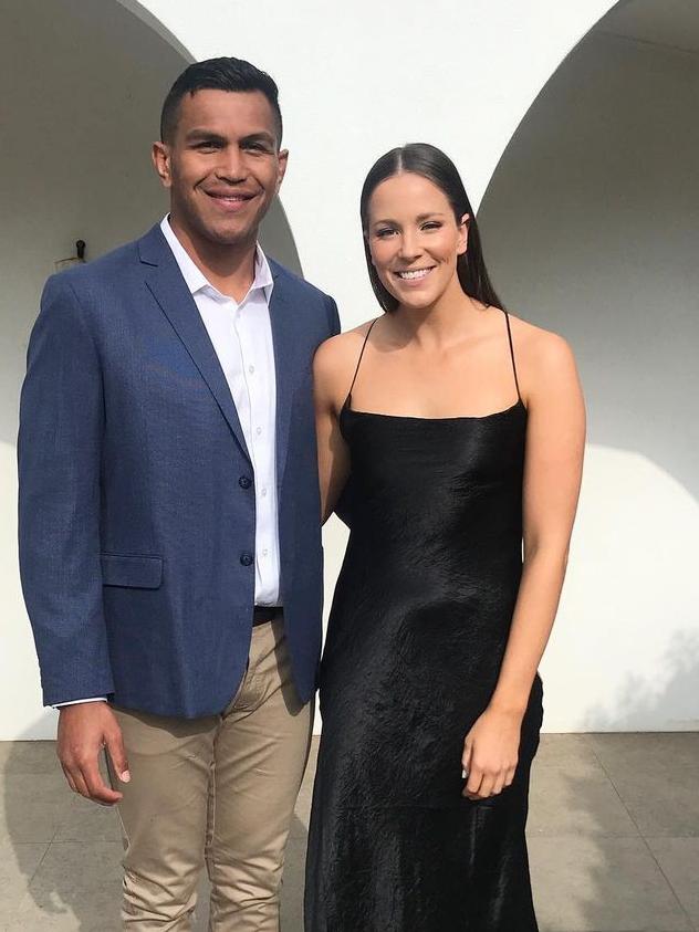 Daniel Saifiti and partner Mickenzie McManus. Picture: Instagram