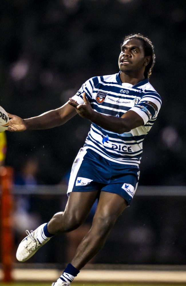 Antonio James has been lethal for the Darwin Brothers in the 2024 NRL NT season. Picture: NRL NT / Patch Clapp