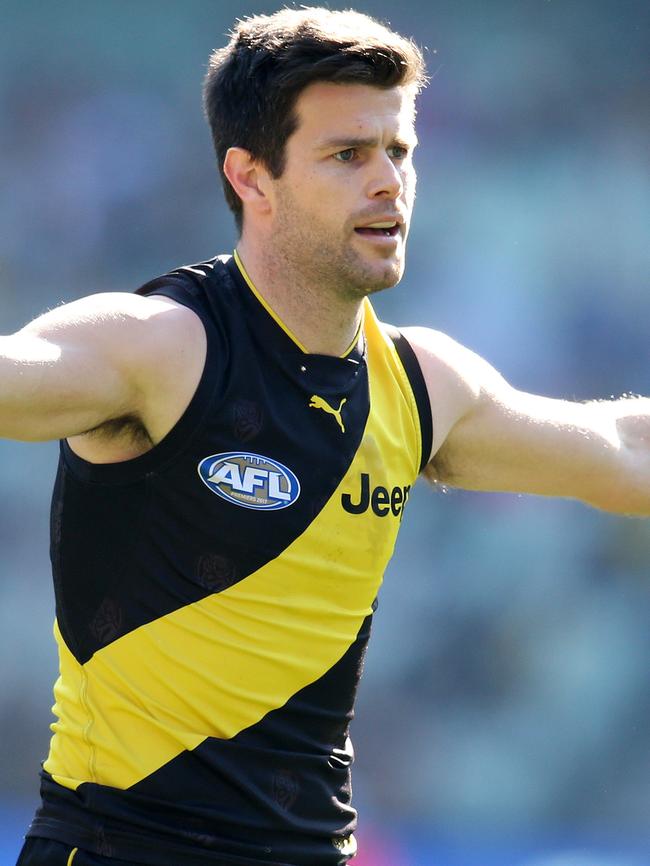 Has Trent Cotchin done enough to earn an All-Australian jumper? Pic: Michael Klein