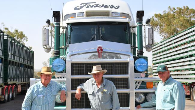 FAMILY BUSINESS: Ross, Les and Peter Fraser at the helm of the Frasers empire.