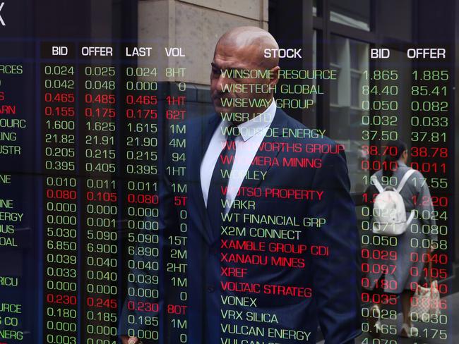 SYDNEY, AUSTRALIA  - Newswire Photos  AUGUST 07 2023: A general view of the digital boards at the ASX in Sydney as interest rates continue to rise.  Picture NCA Newswire/ Gaye Gerard