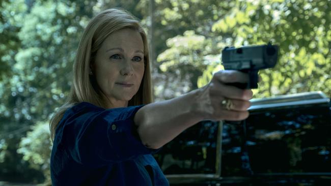 Laura Linney as Wendy Byrde in a scene from season three of Netflix TV series Ozark. Picture: supplied