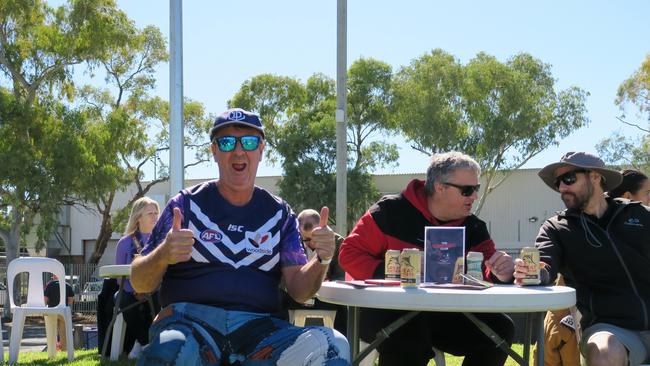 Dockers fan Allan Gear was stoked to be at the game.