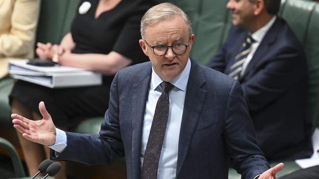 Anthony Albanese is refusing to apologise for Clare O’Neil’s comments on Peter Dutton.