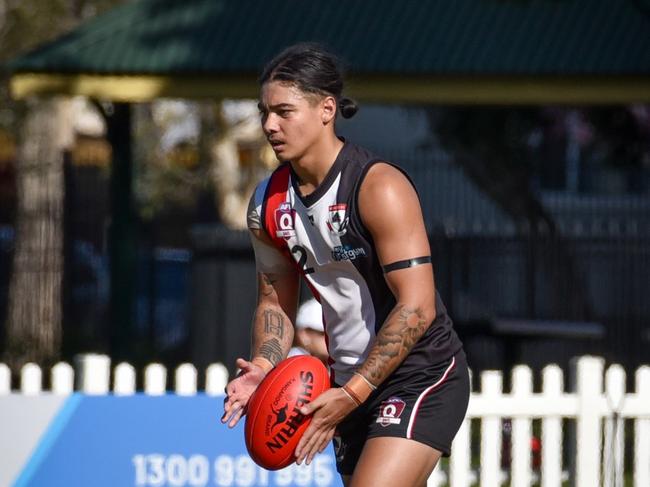 Morningside QAFL player Kelly Castle. Picture: Highflyer Images