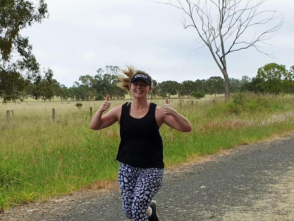 Laura Blackmore: Still running 5km every Saturday morning at 7am on the Kingaroy Rail Trail to keep up my fitness for when Parkrun is back.