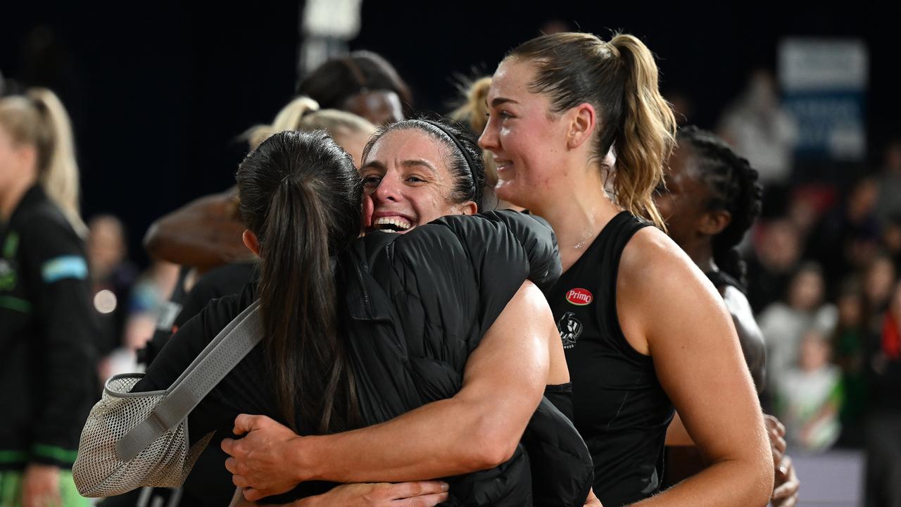 It was the perfect way to finish for the Pies. (Photo by Steve Bell/Getty Images)