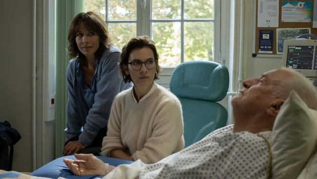 Sophie Marceau, Géraldine Pailhas and André Dussollier in Everything Went Fine
