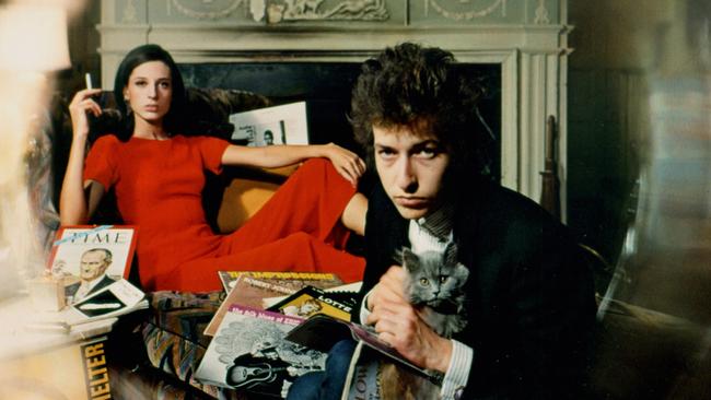 Bob Dylan’s Bringing Them All Back Home album cover, featuring Sally Grossman.