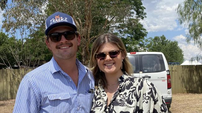 Punters dressed in their finest black and white for Derby Day celebrations in Dubbo. Photo: Tijana Birdjan