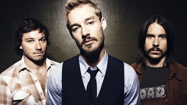 Daniel Johns, centre. Silverchair went on an “indefinite hiatus” a decade ago … but now you can definitely call it over. Picture: Supplied