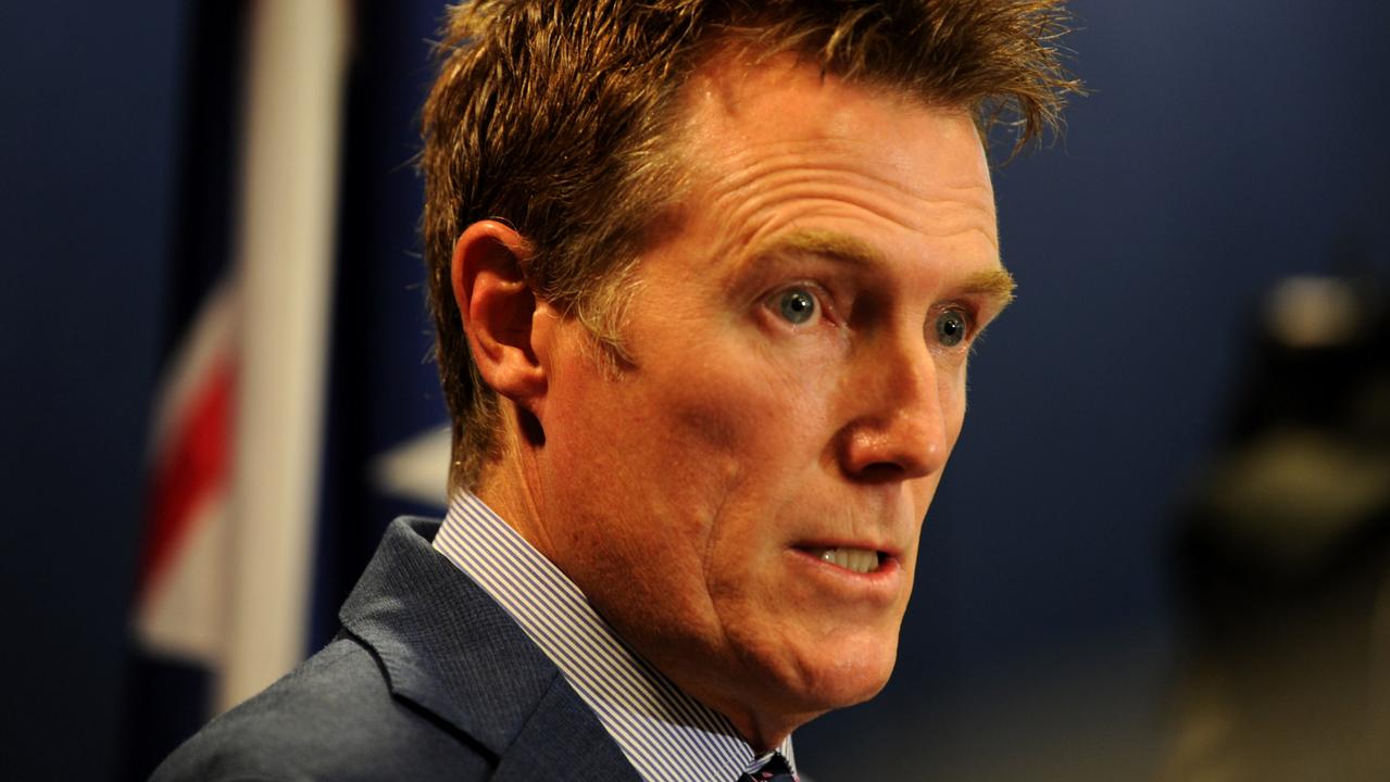 Eric Abetz is accused of making controversial comments about the rape allegations against Christian Porter (pictured). Mr Porter strongly denies the allegations. Picture: Sharon Smith / NCA NewsWire