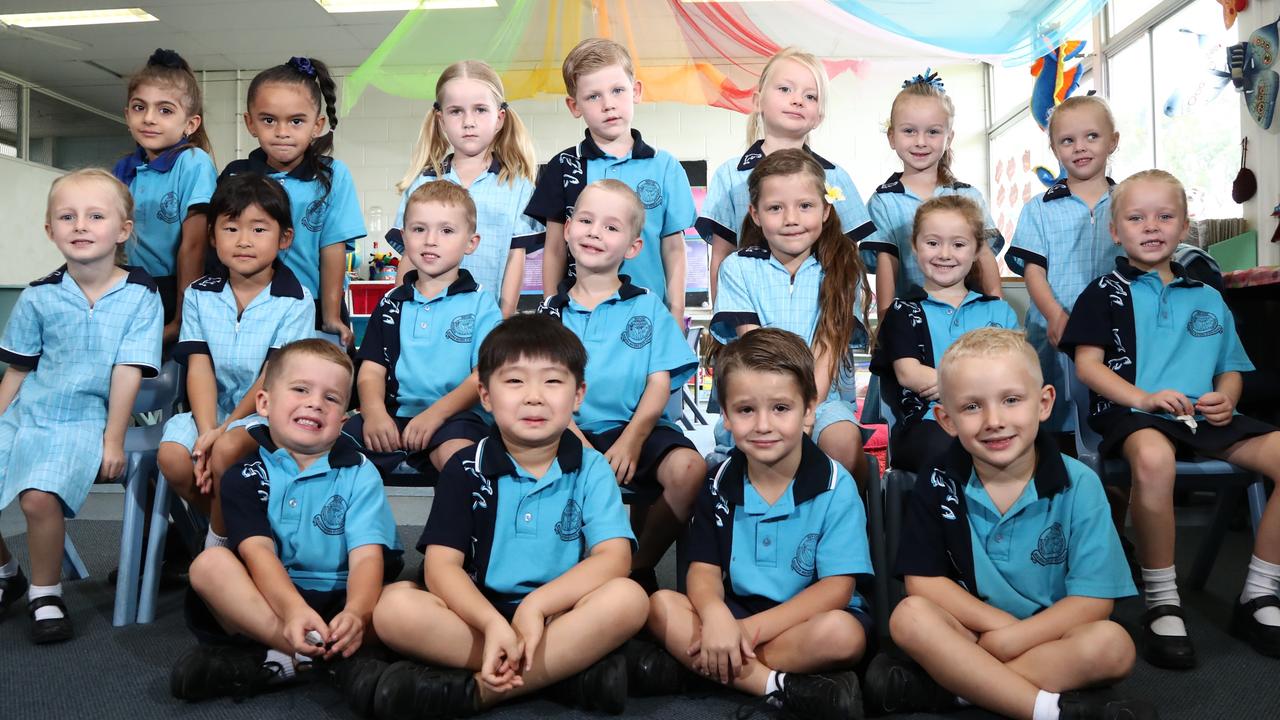 Biggera Waters - Prep H. Back (l-r): Tina Rastgou, Tiana Walker, Eva Robinson, Liam Quinn, Trinity Grey, Olivia Blair, Maddison Riley. Middle (l-r): Evelyn Byfield, Aya Nemoto, Braxton Lowe, Thomas Campbell, Tigerlily Johnson, Sienna Purcell, Alexia Knight-Hall. Front (l-r): Jordi Kennaird, Dean Park, Lochlan Houghton, Leroy Gray-Powell. Photograph: Jason O'Brien