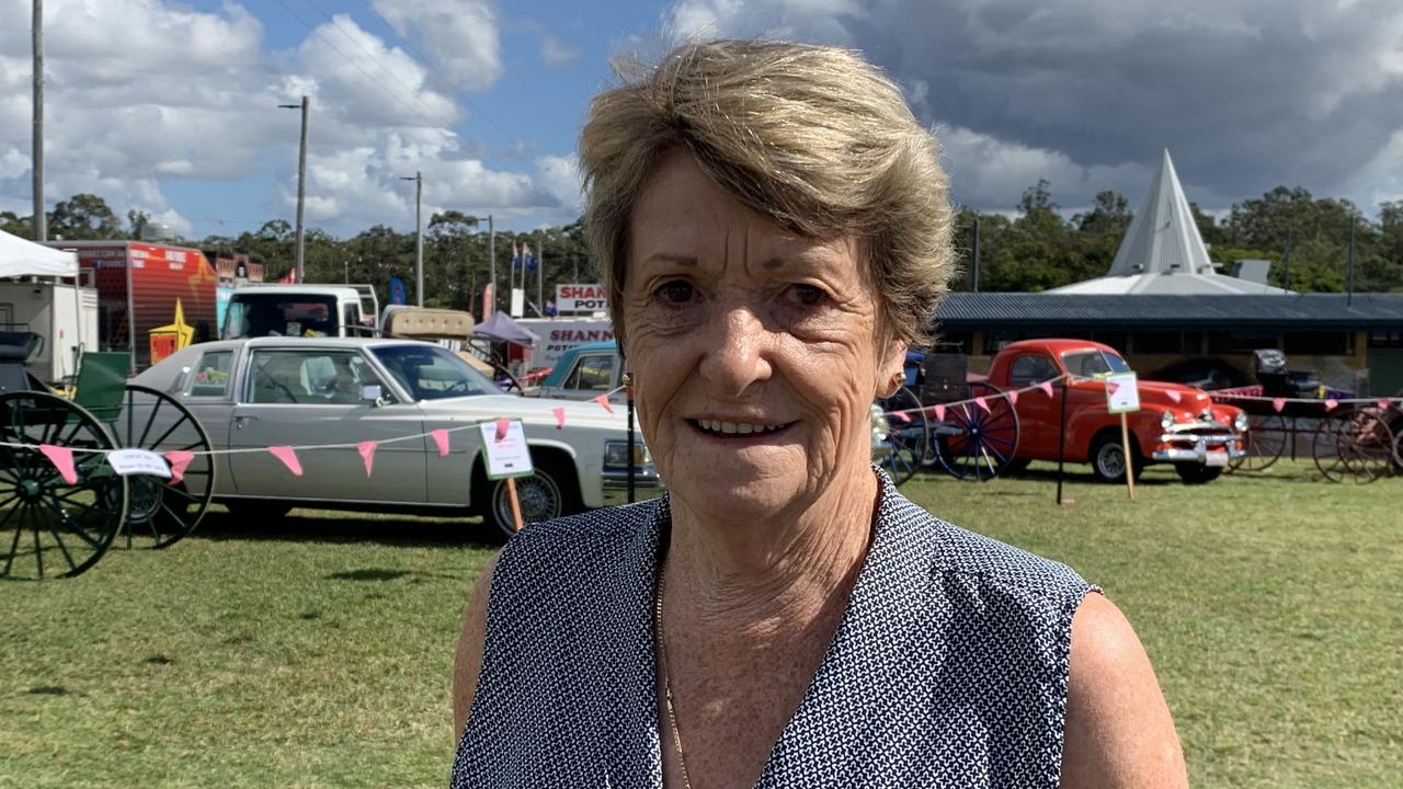 Gloria Rich, Port Macquarie. "I like to see the diversity of things at the show, from historic vehicles to kids work, its great."