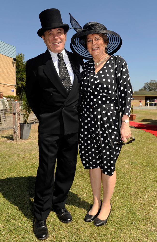 Ballina mayor Sharon Cadwallader with hubby Bruce at the Ballina Cup.