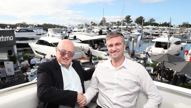 Bill Barry-Cotter with his son Tom Barry-Cotter. Picture Glenn Hampson