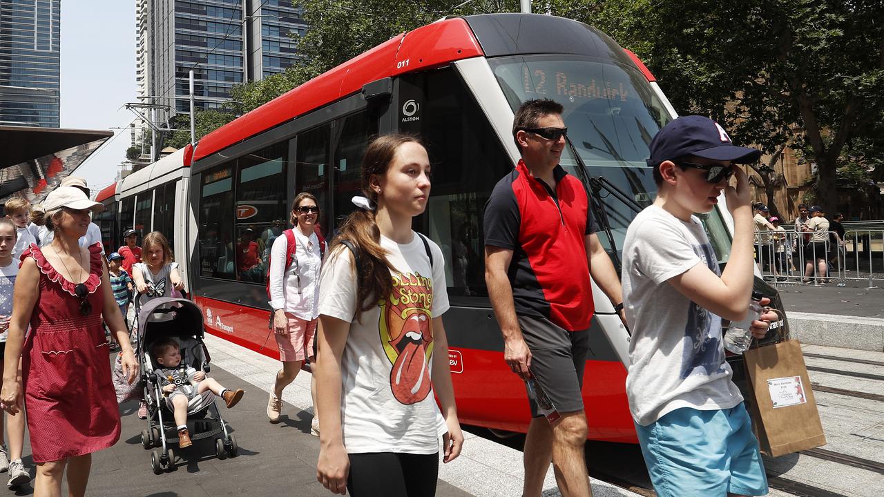 Sydney’s light rail has been a controversial infrastructure project, with costs blowing out from $1.6 billion as predicted in 2014 to at least $2.9 billion in latest estimates. Picture: Getty